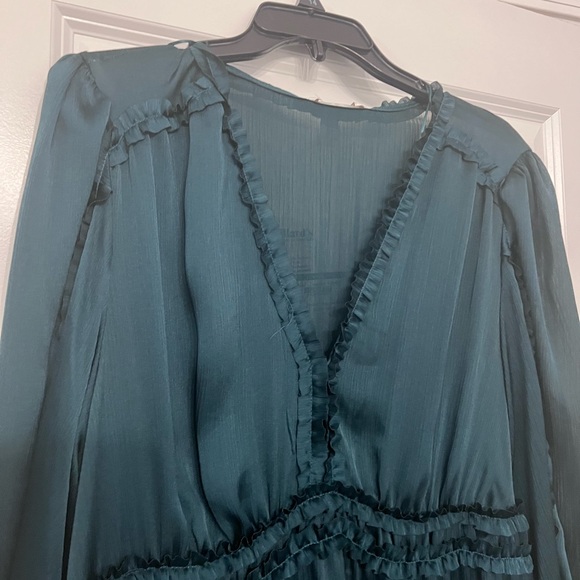 NWT Holiday Party Emerald Green Chelsea and Violet size extra large maxi dress - Picture 5 of 8